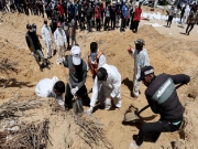 Как минимум 180 тел было обнаружено палестинскими экстренными службами в массовом захоронении на территории больницы в Хан-Юнисе в Палестине